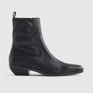 Madewell The Idris Ankle Boot in True Black